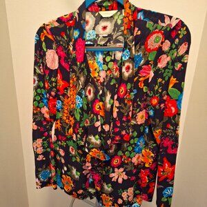 11-1-Tylho long sleeve ruffle front button-up blouse